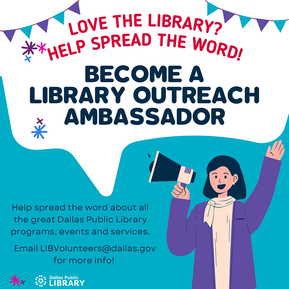 Become a Library Outreach Ambassador