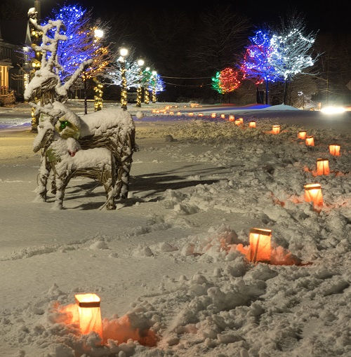 Holiday Candle Lighting