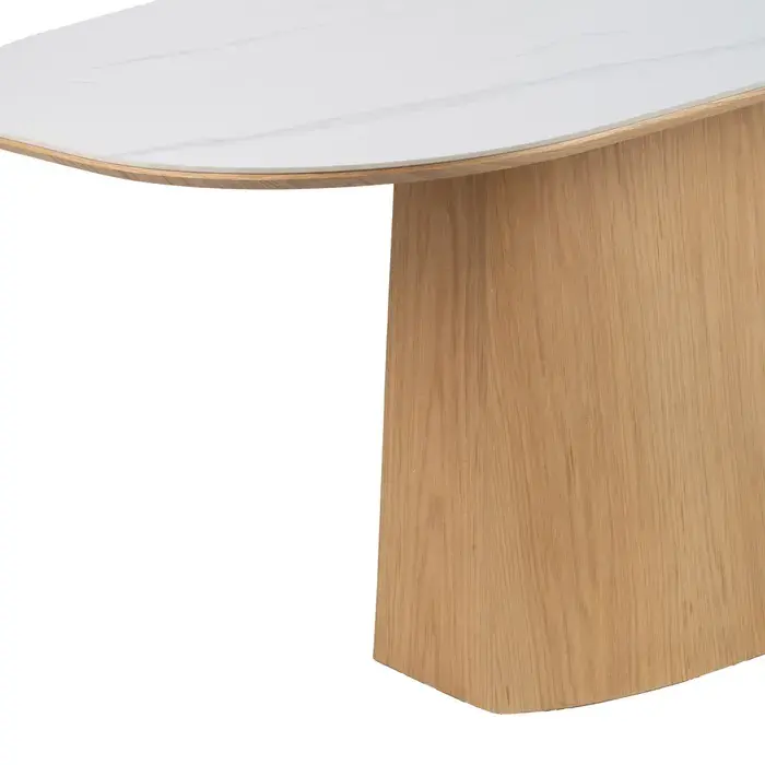 Miniatura: MESA DE JANTAR CERÂMICA/MADEIRA