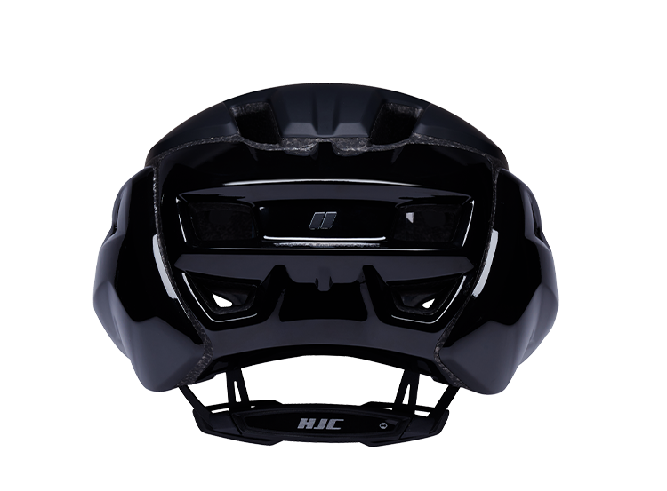 Miniatura: vista por atrás del Casco de Ciclismo HJC Valeco 2 en negro