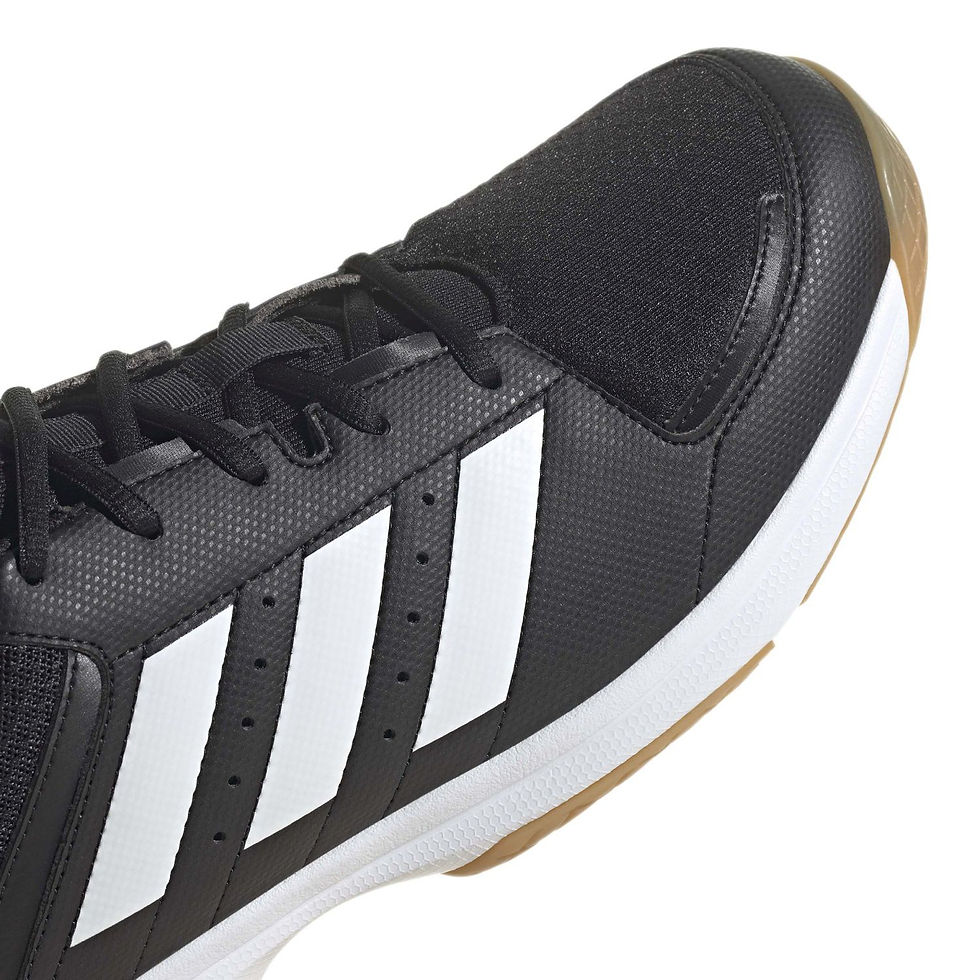 Miniatura: Vista lateral zapatilla Adidas Ligra 7 en color negro