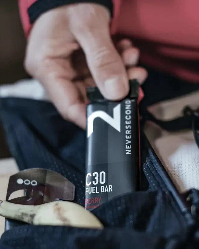 detalle de Caja 12 Barritas Neversecond C30 Fuel