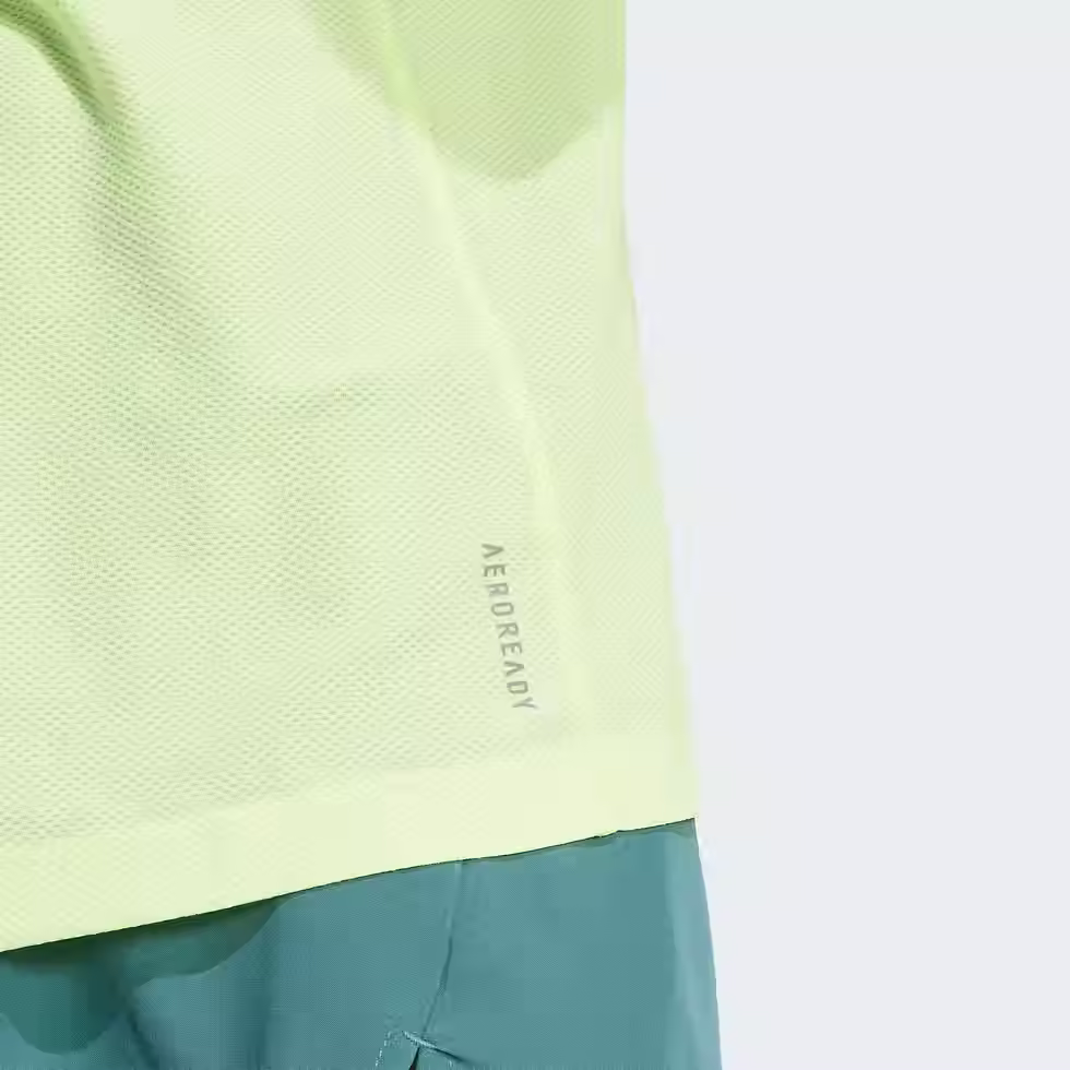 Miniatura: Camiseta Running Adidas Own The Run amarillo flúor