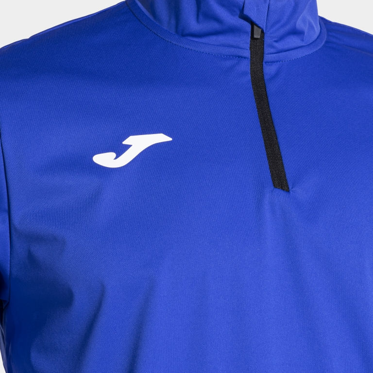 Miniatura: Vista detalle cremallera chubasquero marca Joma R-City e color royal