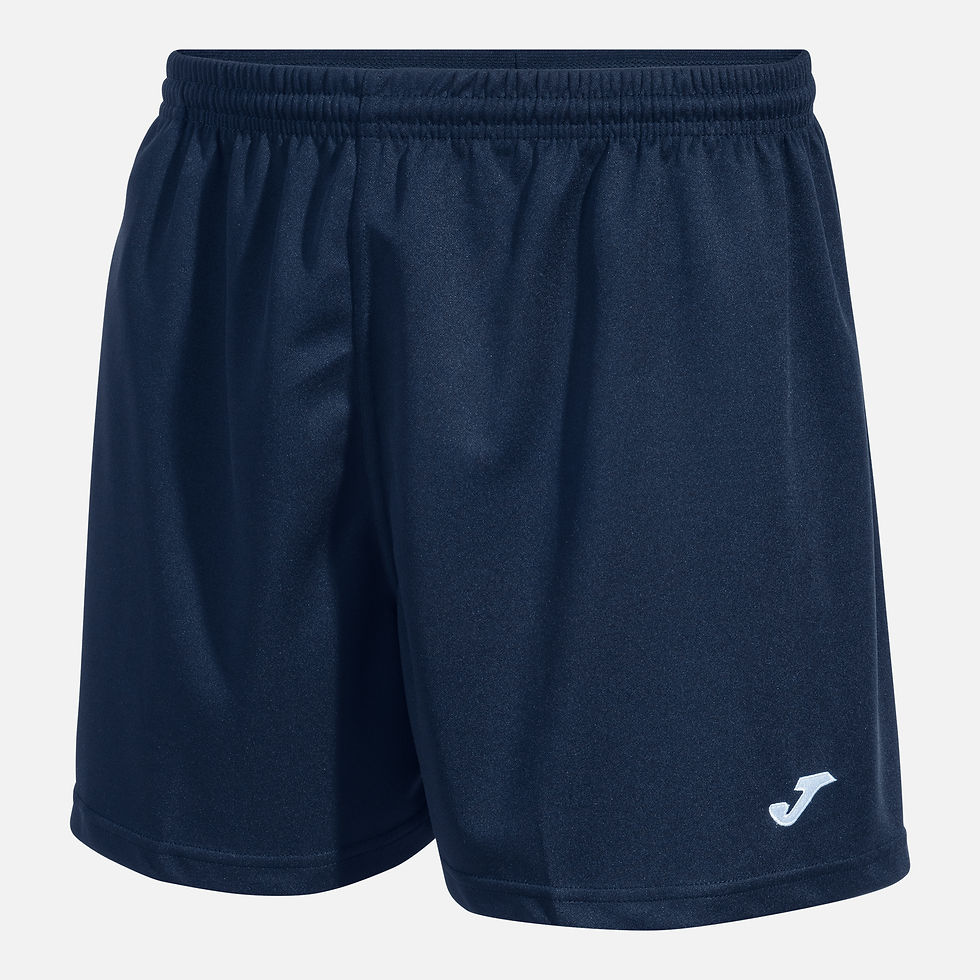 Vista frontal short Joma Olimpiada Rugby de color marino