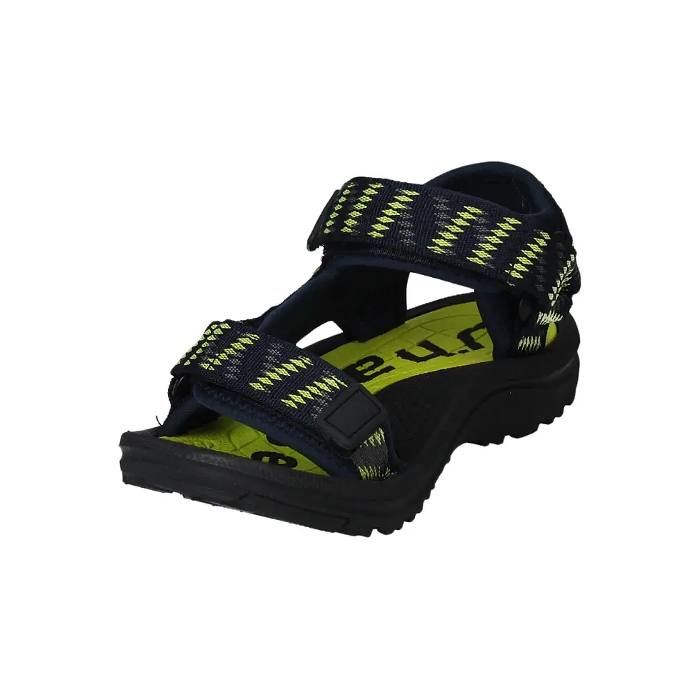 Miniatura: Chanclas  J´Hayber Bison negro y amarillo