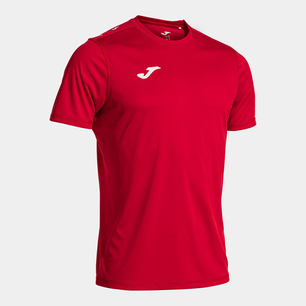 Miniatura: Vista frontal camiseta manga corta Joma Olimpiada Handball en color rojo