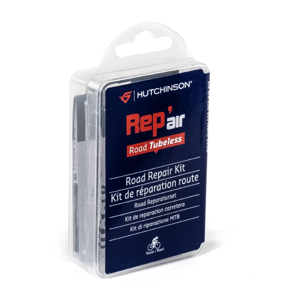 vista frontal del Kit Reparación Tubeless Road Hutchinson Rep´Air