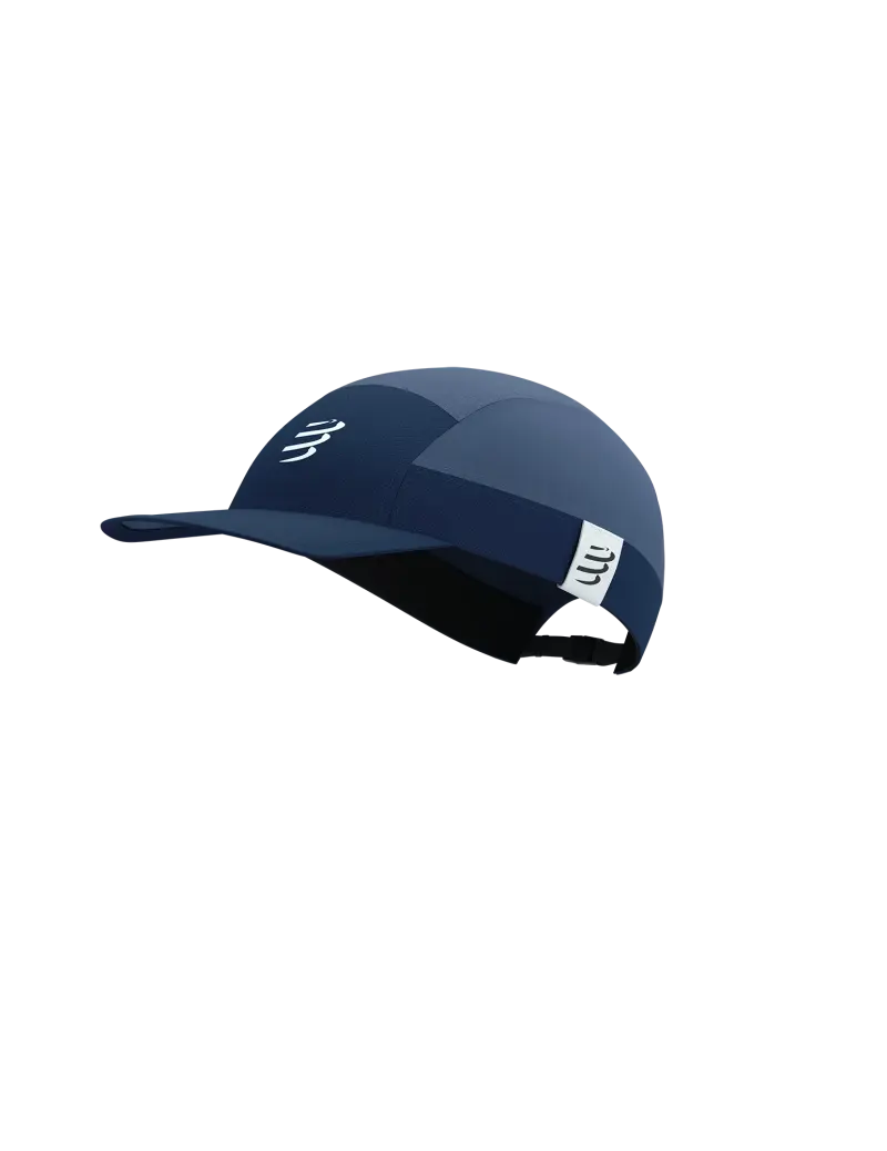 Miniatura: Vista frontal gorra Compressport 5 Panel Light en color  marino