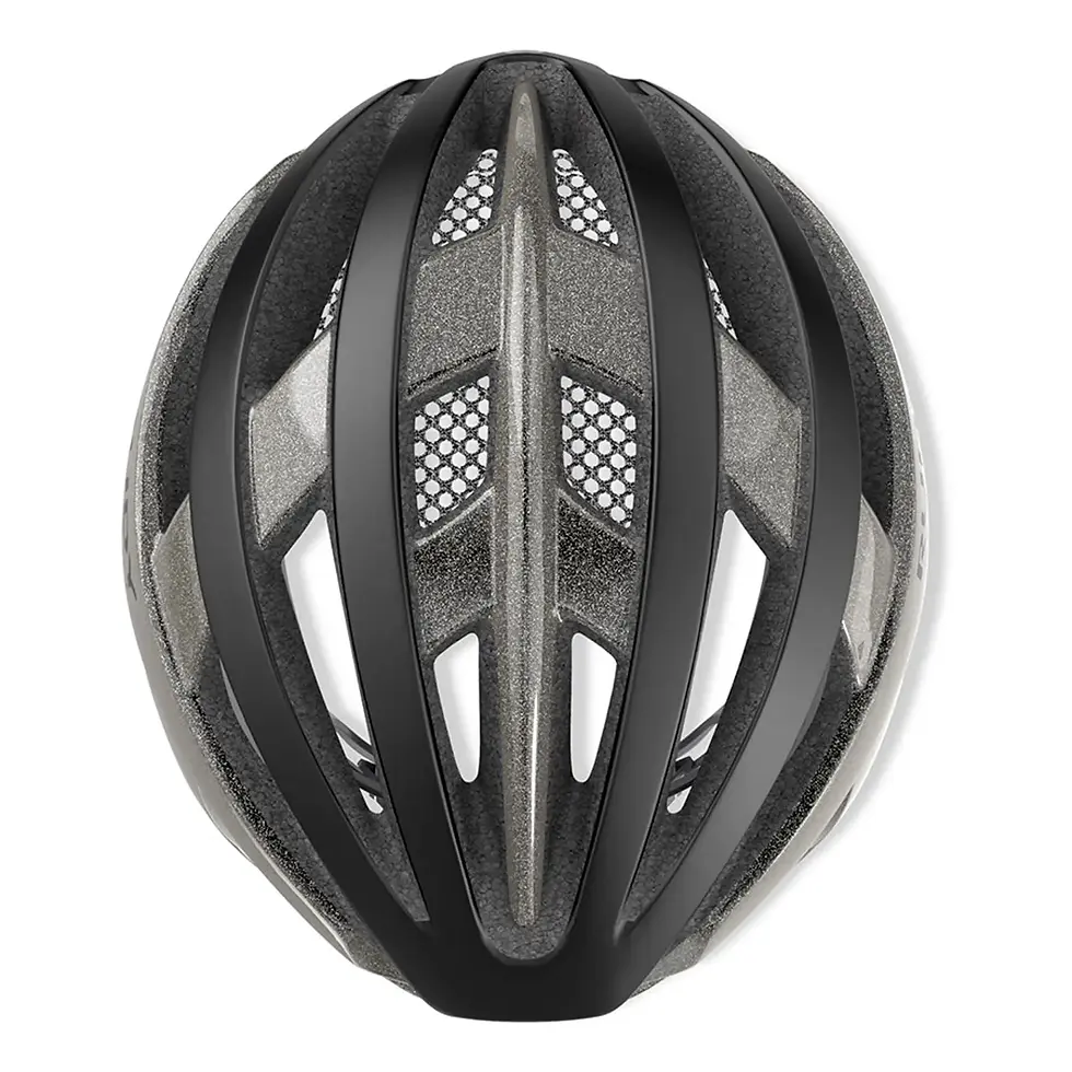 Miniatura: Vista superior casco ciclismo marca Rudy Project Venger Gris Metálico Reflectante