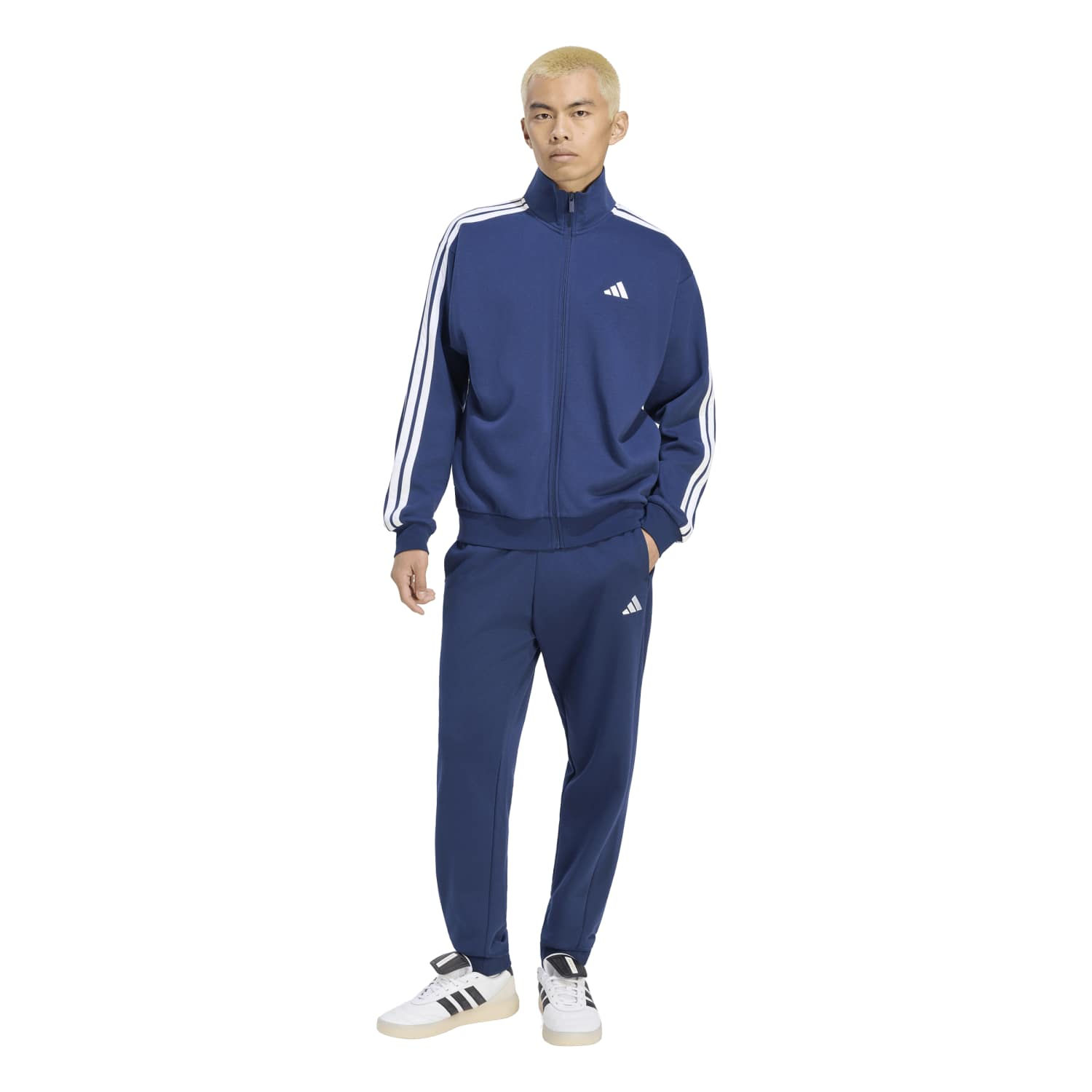 Chándal de Hombre Adidas 3 Bandas Algodón Marino