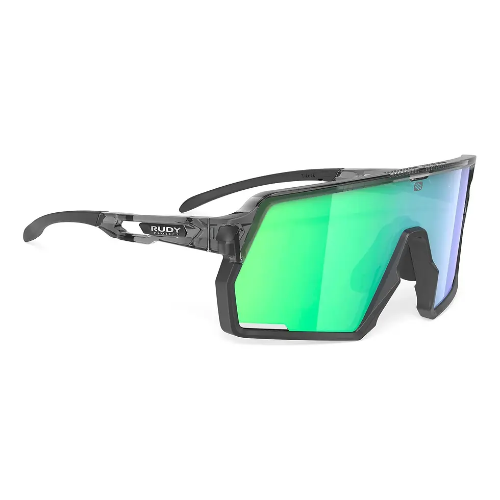 Vista lateral gafas rudy project modelo kelion en color verde