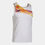 Miniatura: Vista frontal camiseta tirantes marca Joma modelo elite X running color blanco y amarillo