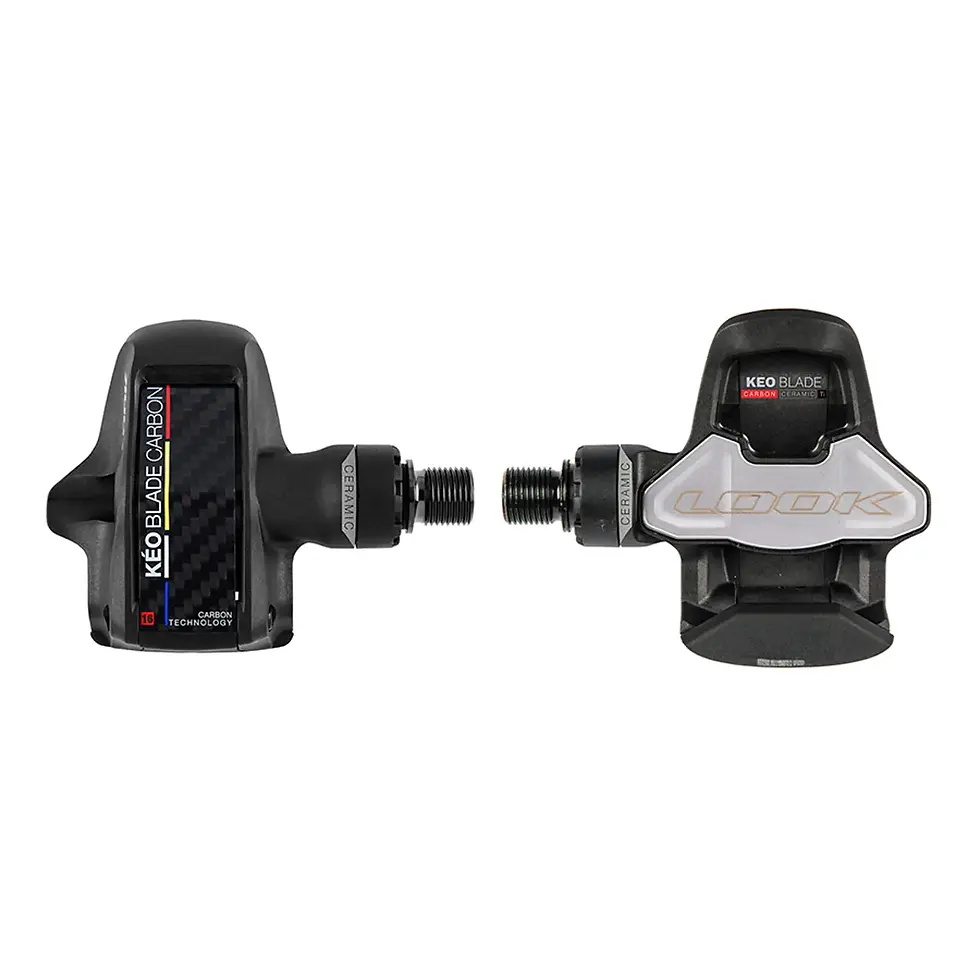 Miniatura: vista frontal y parte de abajo pedal look keo blade carbon ceramic