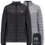 Miniatura: Vista frontal anorak de plumas reversible de la marca mac in a sac polar de color negro y gris