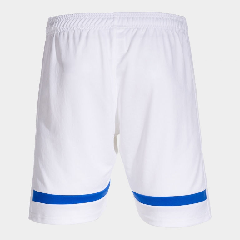 Vista trasera short Joma Tokio en color blanco y royal