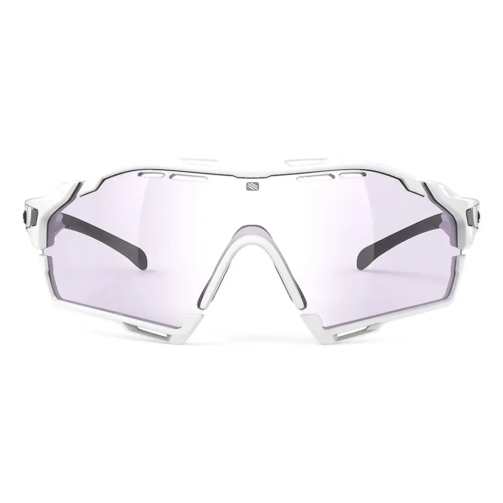 Miniatura: Vista frontal gafas marca rudy project modelo cutline fotocromáticas en color blanco