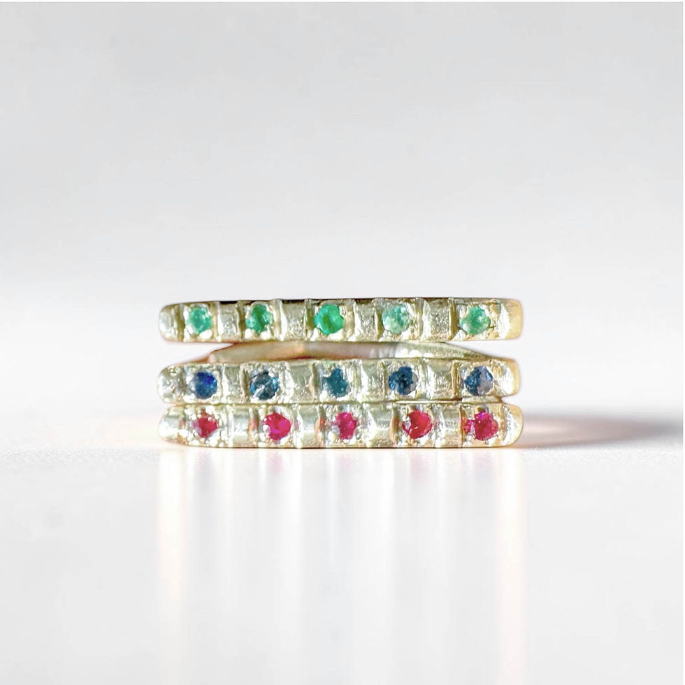 Thumbnail: BALANCE TRIANGLE EAR CUFF /PINKY RING | S.SILVER