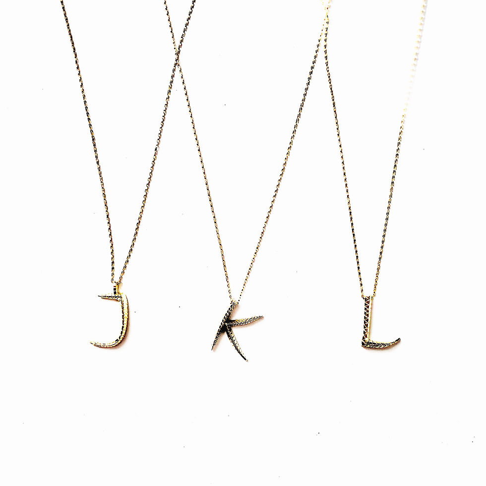 Thumbnail: INITIAL CHARM NECKLACE