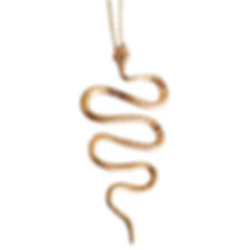 THE POWER SNAKE NECKLACE | GOLD