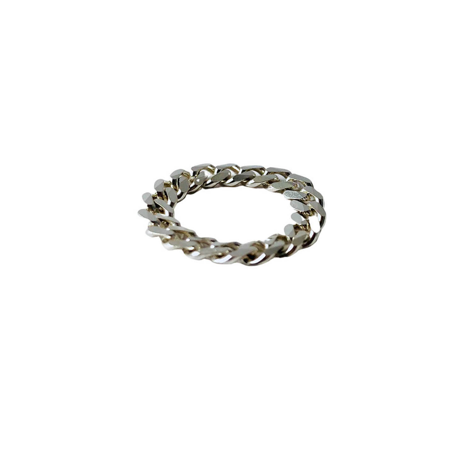 CURB CHAIN RING | Sterling Silver