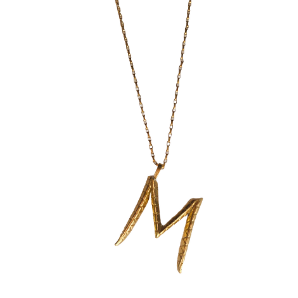 Thumbnail: INITIAL CHARM NECKLACE