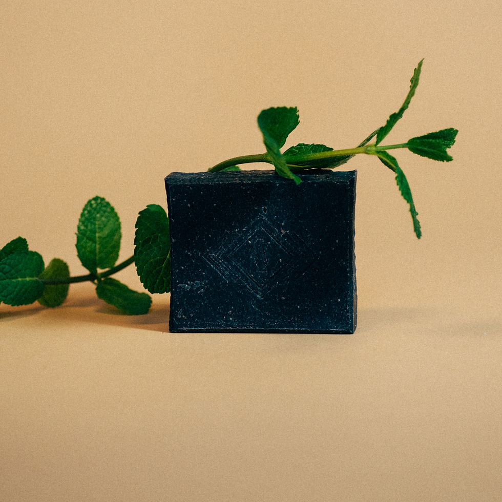 savon-noir-exfoliant-charbon-pavot-menthe-poivree-gommage