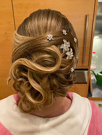 Hochsteckfrisur-Ballfrisur