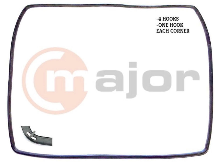 12380050 OMEGA OVEN DOOR SEAL GASKET ALL MAJOR APPLIANCES