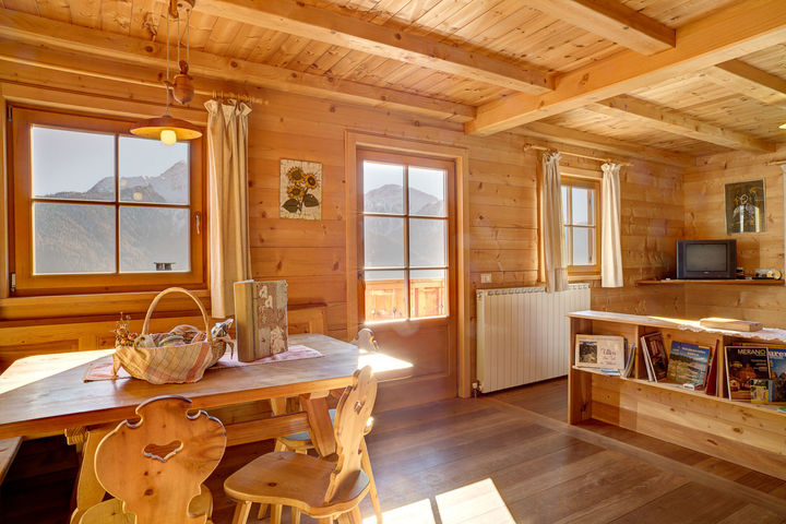 Ferienwohnung Abendglühn - Biobauernhof Unterschweighof im Ultental