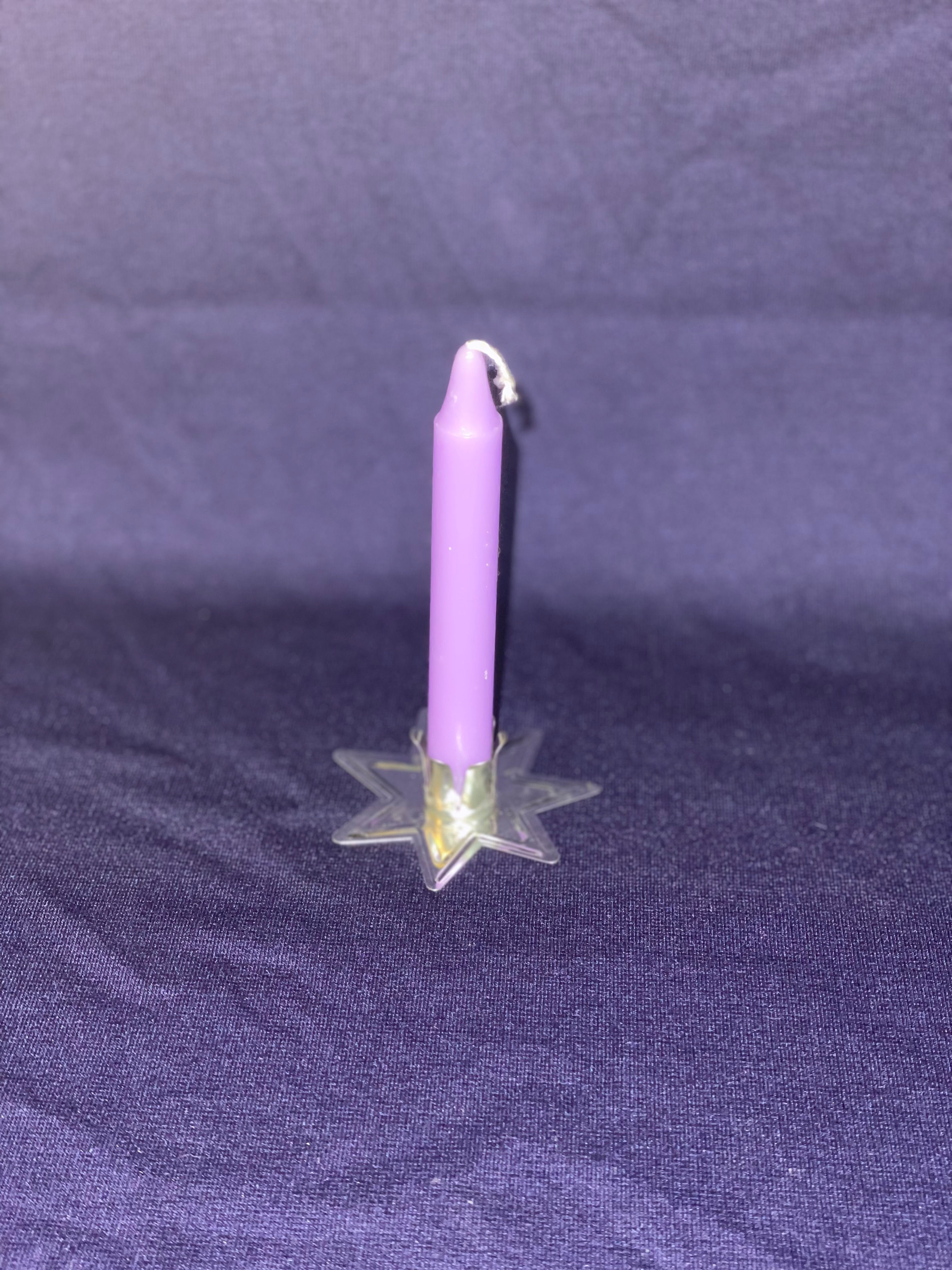 Light Purple Chime Candle