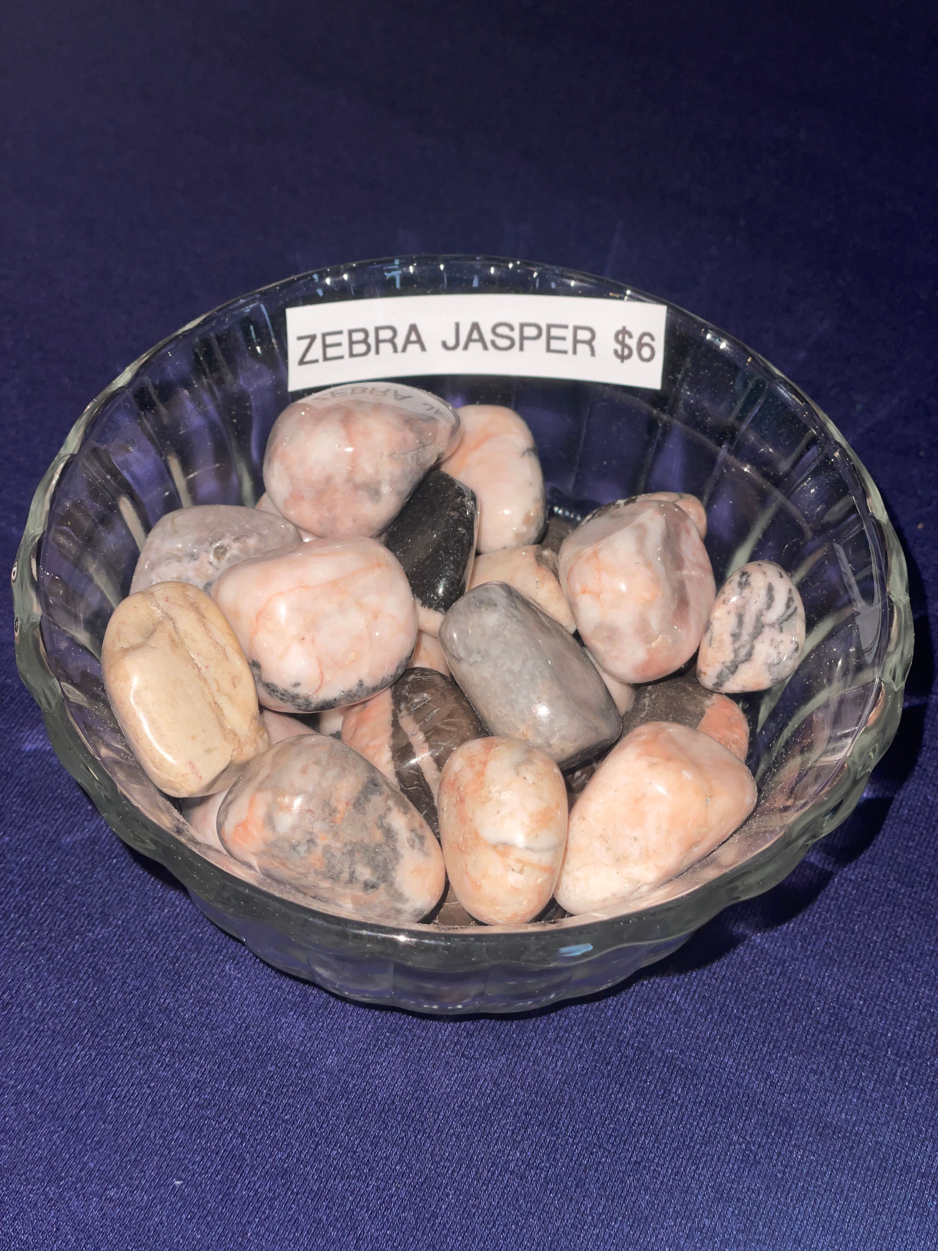 Zebra Jasper Tumbled Stone