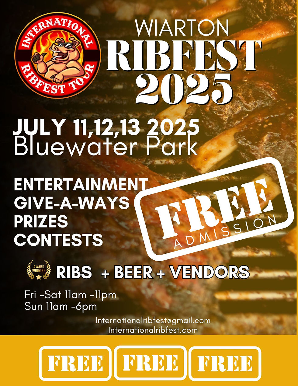 July 11-13: Wiarton Ribfest