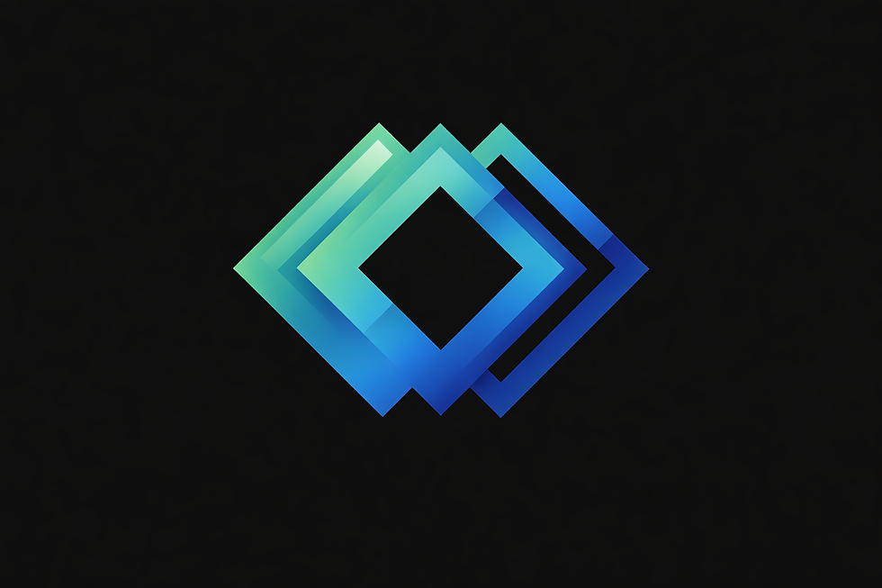 Logo negocio fondo negro