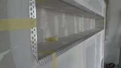 Eckausbildung mit Alu Kantenschutz