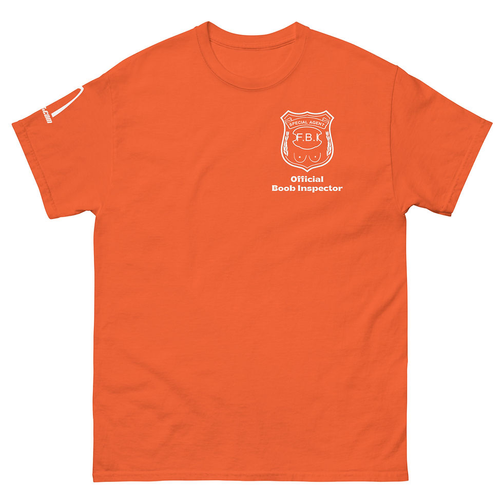 Thumbnail: Shotguys Men's classic graphic tee - "Official Inspector"