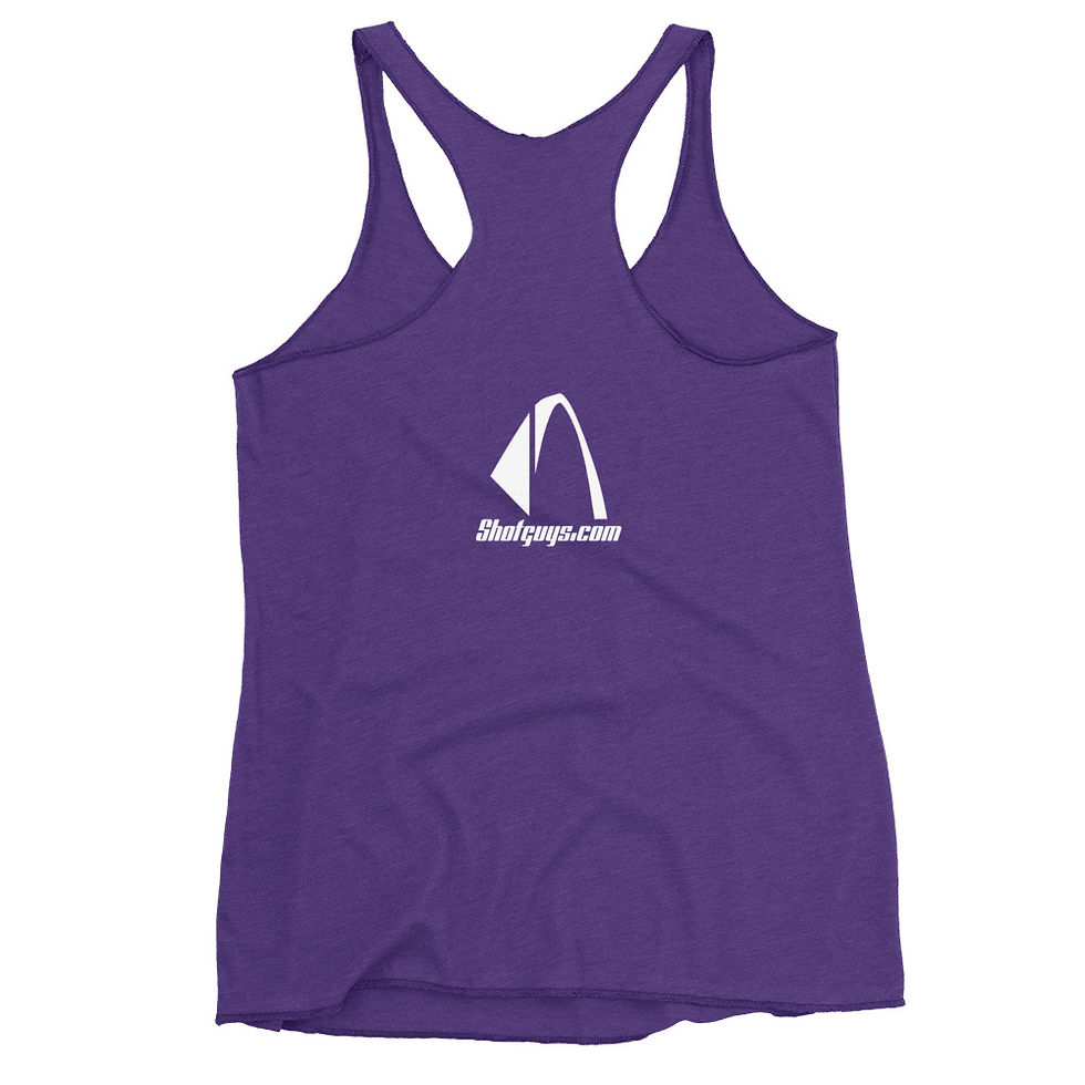 Thumbnail: Shotguys Women's Racerback Graphic Tank - "Hypnotist"
