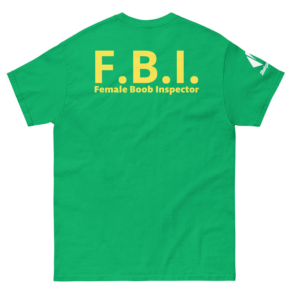 Thumbnail: Shotguys Men's classic graphic tee - "Official Inspector"