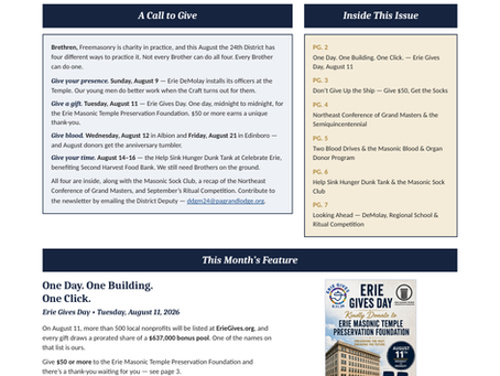 District Digest, Volume II, Issue VII