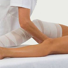 Masaje Drenante + Vendas frías. Ideal para piernas hinchadas, pesadez, celulitis. BrisArt Estética Avanzada, en calle Enguera 37, Valencia