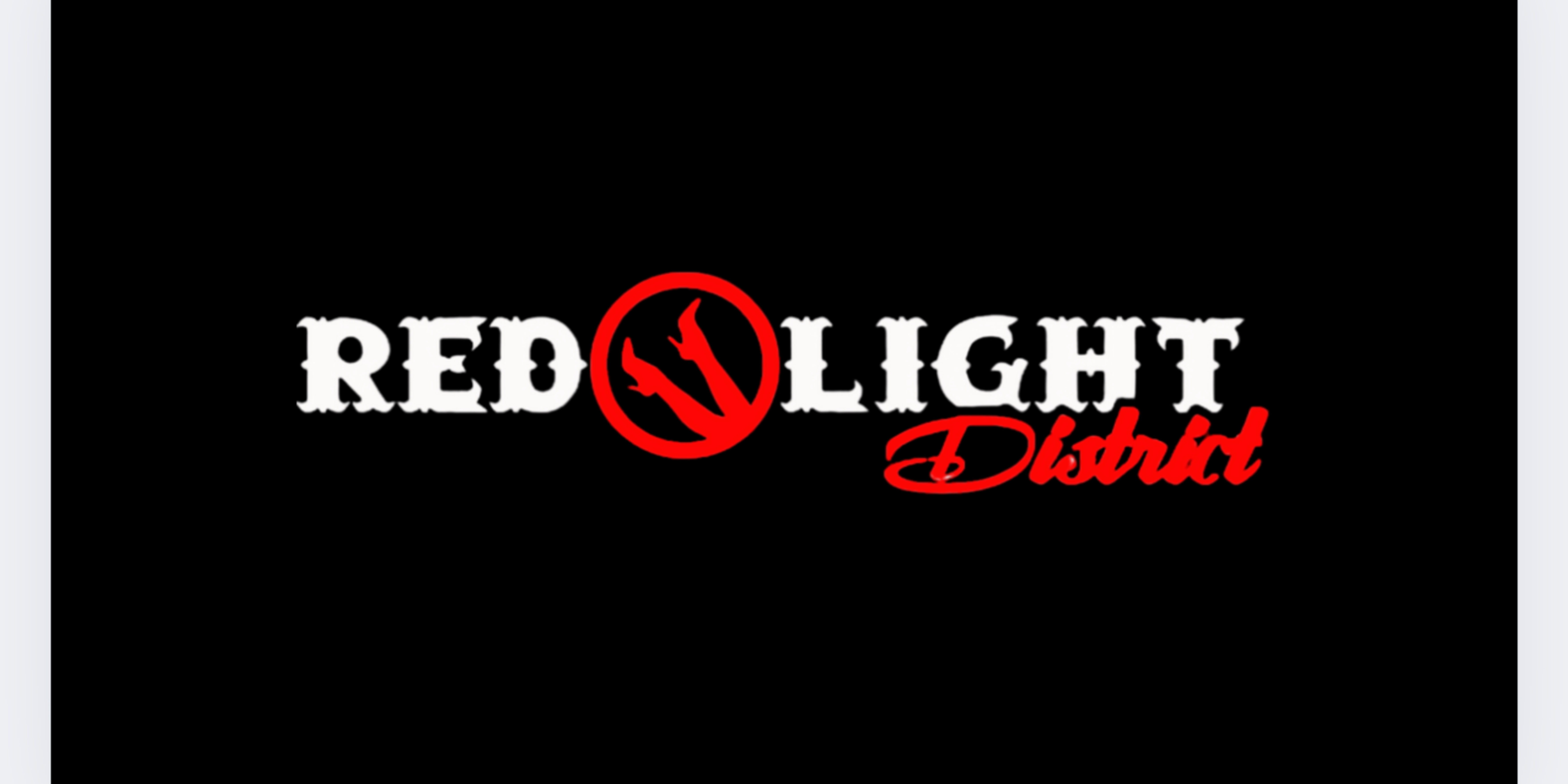 Red light district Sticker