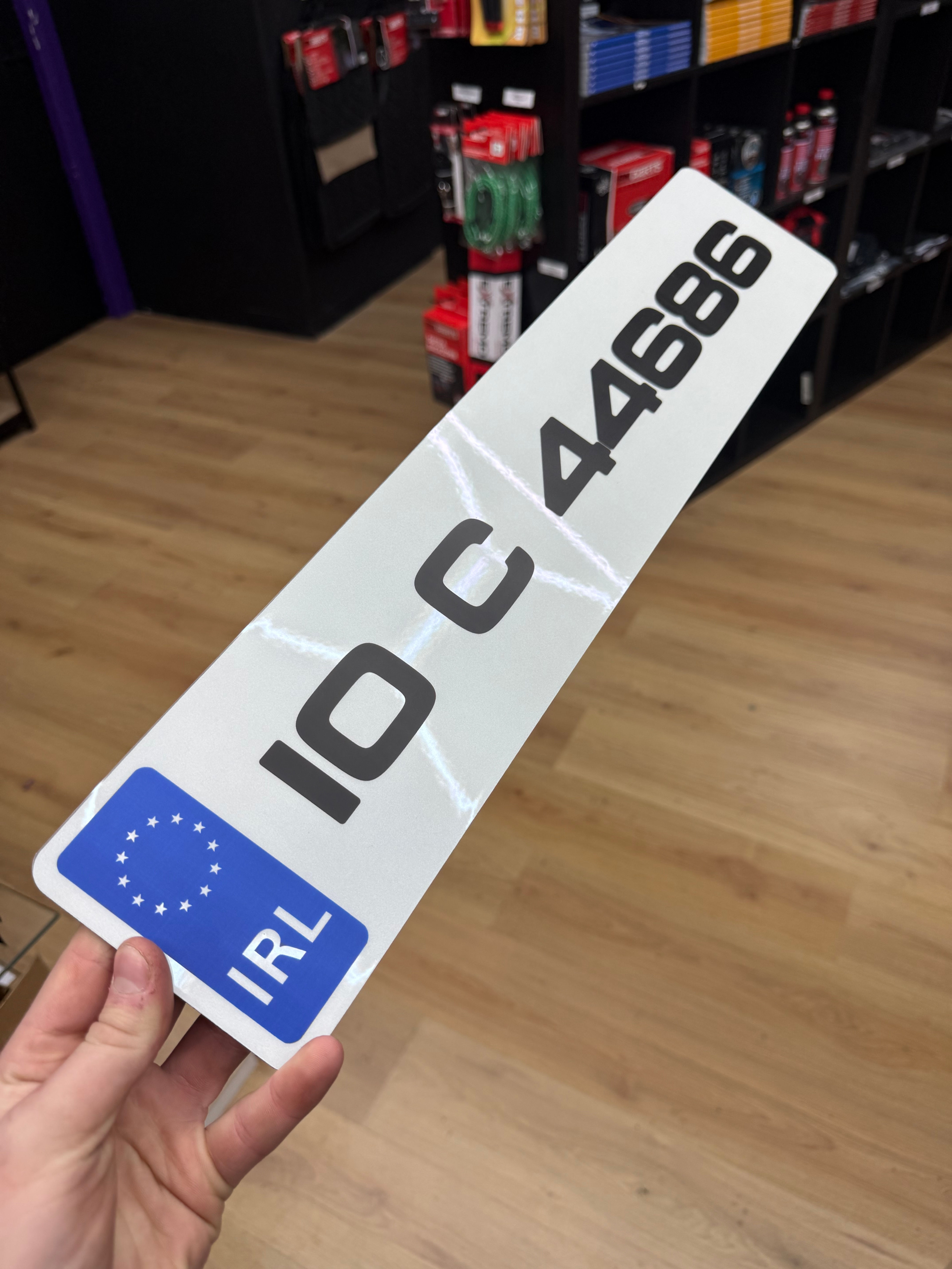 Sporty IRL Numberplates