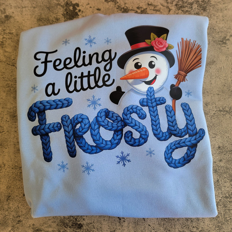 Crew Neck Feeling Frosty