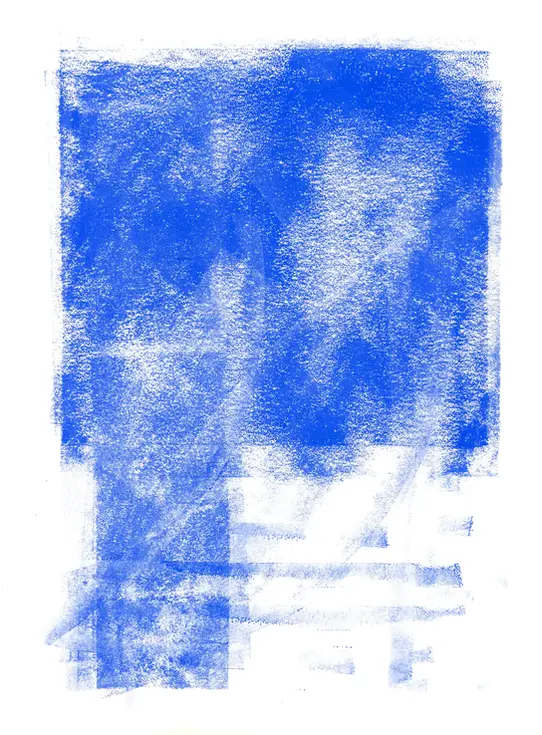Trace rouleaux bleus