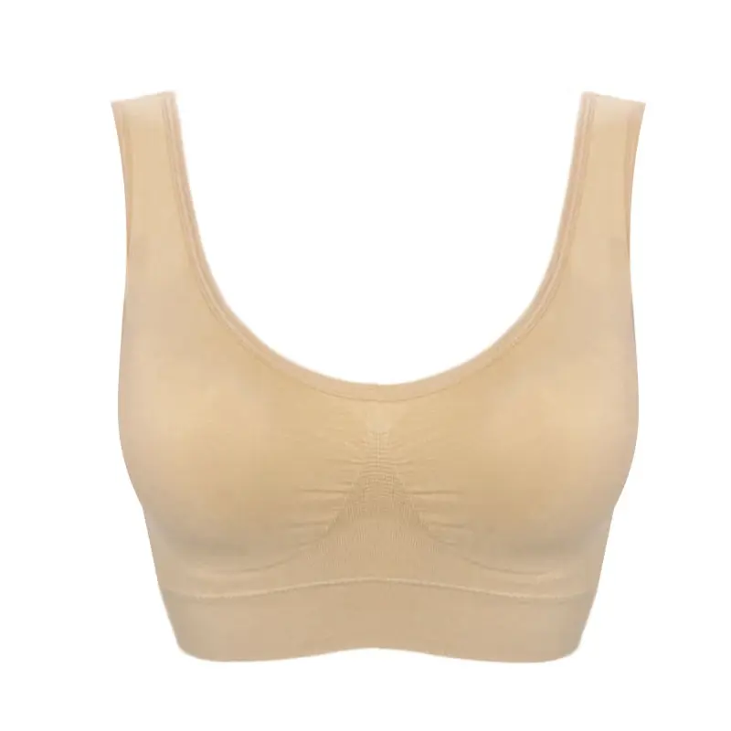Thumbnail: Bras for Women With Pads Push Up Brassiere Vest Wireless Active Fashion