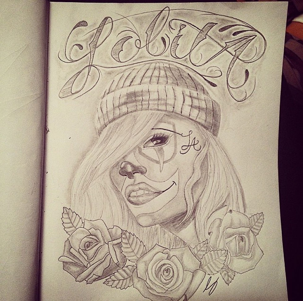 Clown Chola with Roses