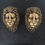 Thumbnail: Two Lion Head Curtain Rod Holders