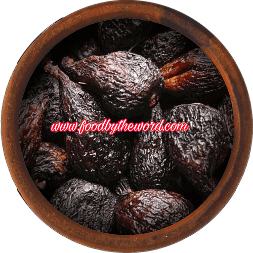 Dried Black Mission Figs 45lbs. case fbtw