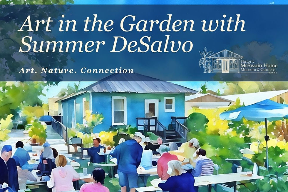 Art in the Garden with Summer DeSalvo