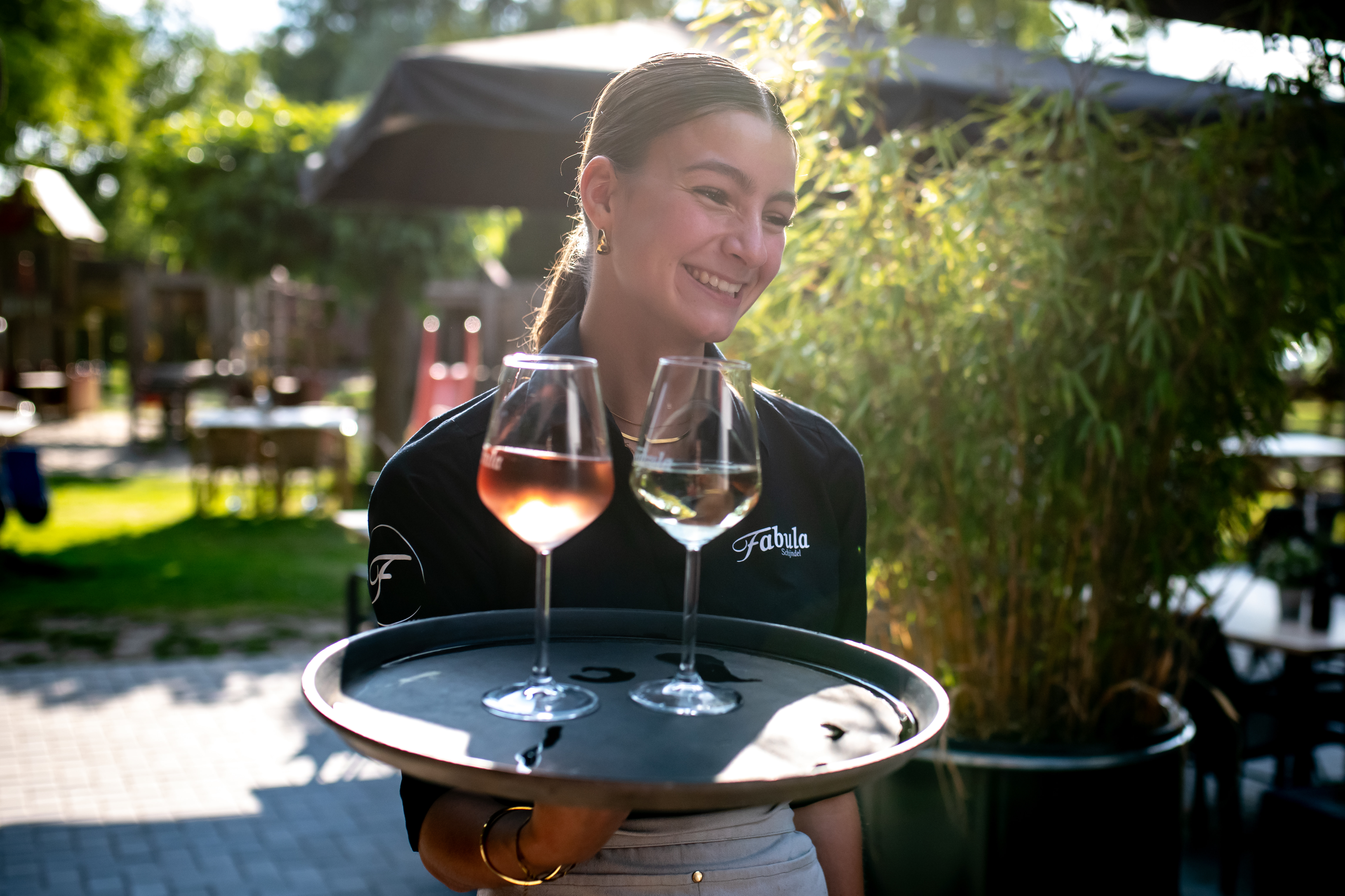 Gezellige familiesfeer in het restaurant